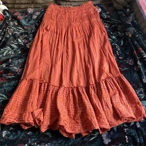 Fp one free people long maxi skirt